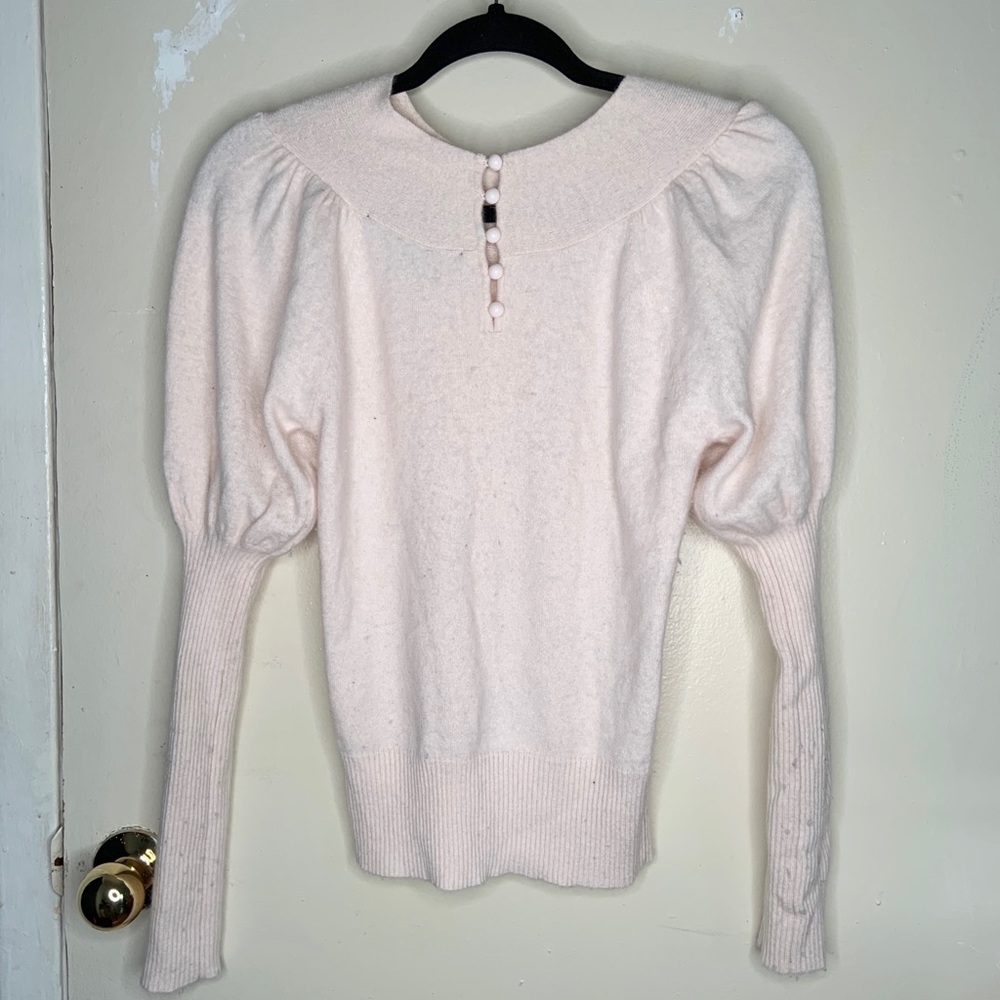 FRENCH CONNECTION PALE PINK LONGSLEEVE